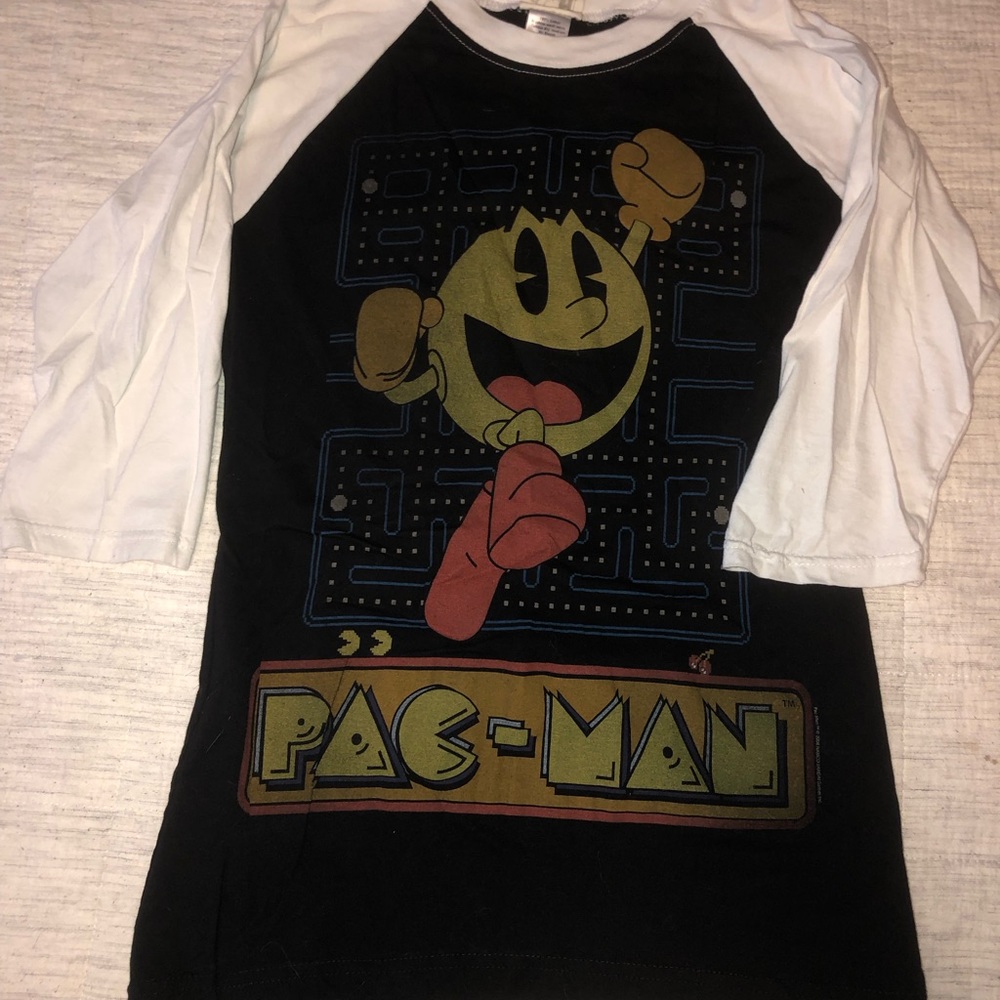 Women’s Pac-Man Baseball Tee
